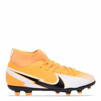 Nike Mercurial Superfly Club Df Junior Fg Football Boots LaserOrange/Wht Детски футболни бутонки