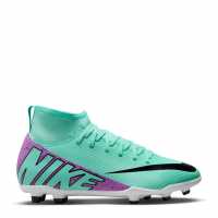 Nike Mercurial Superfly Club Df Junior Fg Football Boots Blue/Pink/White Детски футболни бутонки