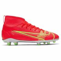 Nike Mercurial Superfly Club Df Junior Fg Football Boots Crimson/Green Мъжки футболни бутонки