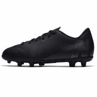 Nike Mercurial Vapor Club Junior Fg Football Boots Black/Chrome Футболни стоножки