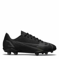 Nike Mercurial Vapor Club Junior Fg Football Boots Black/IronGrey Детски футболни бутонки