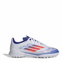 Adidas Детски Футболни Бутонки F50 League Astro Turf Junior Football Boots Бяло/Червено/Синьо Детски футболни бутонки