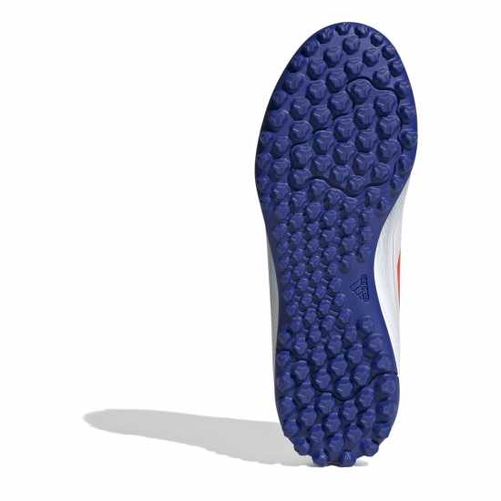 Adidas F50 Club Junior Astro Turf Football Boots Бяло/Червено/Синьо Детски футболни бутонки