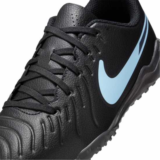 Nike Tiempo Legend 10 Club Juniors Astro Turf Football Boots Black/Black Детски футболни бутонки