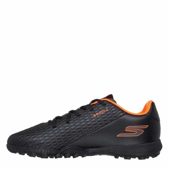 Skechers Skx.1 Juniors Astro Turf Football Boots Black/Orange Детски футболни бутонки