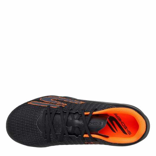 Skechers Skx.1 Juniors Astro Turf Football Boots Black/Orange Детски футболни бутонки