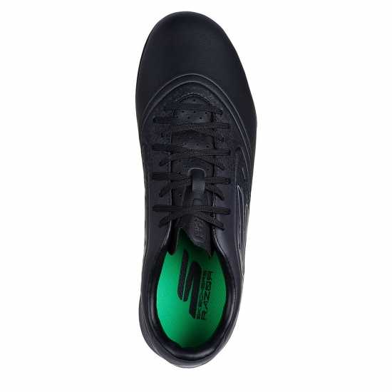 Детски футболни бутонки Skechers Razor Juniors Astro Turf Football Boots Black Skechers Razor Juniors Astro Turf Football Boots Black Детски футболни бутонки