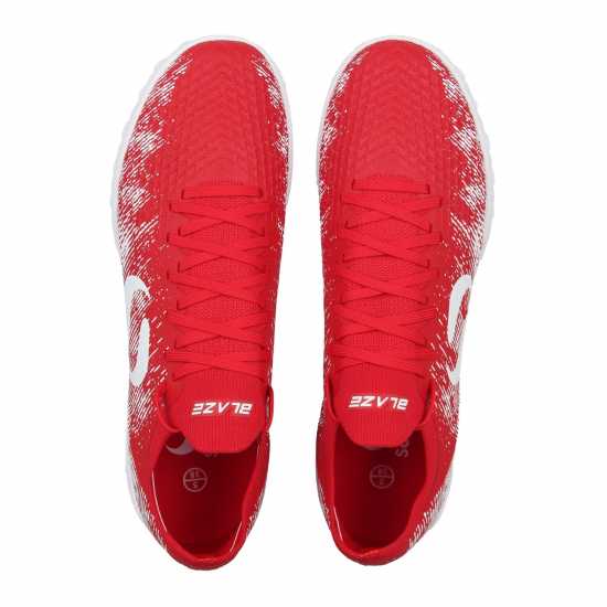 Sondico Детски Маратонки Изкуствен Терен Blaze Junior Astro Turf Trainers Червено/Бяло Детски футболни бутонки