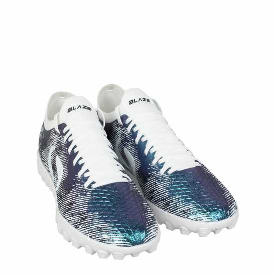 Sondico Детски Маратонки Изкуствен Терен Blaze Junior Astro Turf Trainers Търкоаз Детски футболни бутонки