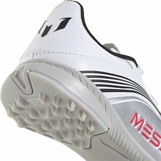 Adidas F50 League Juniors Astro Turf Football Boots Бяло/Червено Детски футболни бутонки