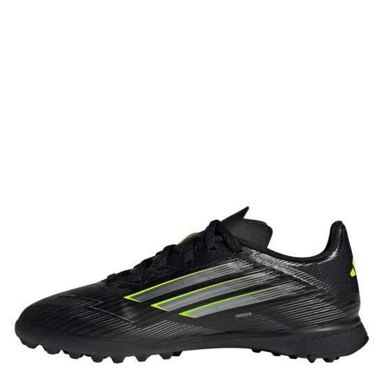 Adidas F50 League Juniors Astro Turf Football Boots Черно/Лимон 