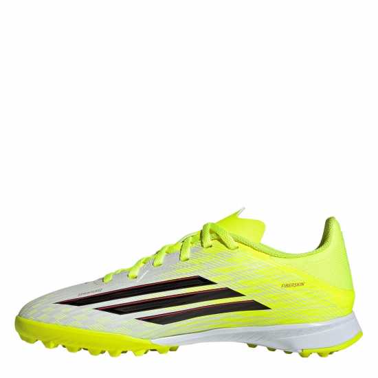 Adidas F50 League Juniors Astro Turf Football Boots Solar Yellow 