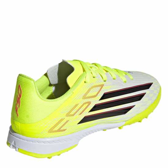 Adidas F50 League Juniors Astro Turf Football Boots Solar Yellow 