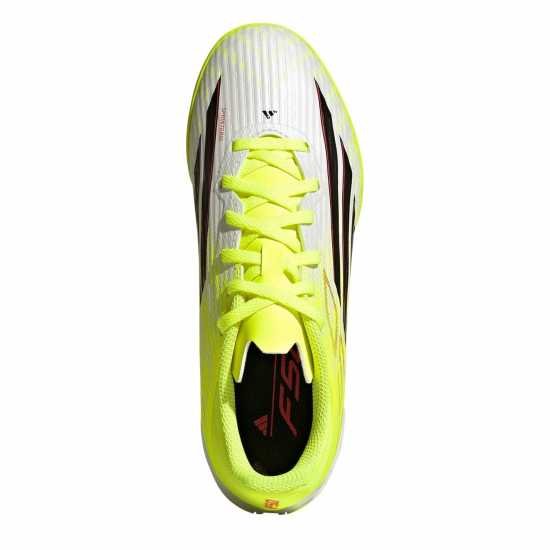 Adidas F50 League Juniors Astro Turf Football Boots Solar Yellow 