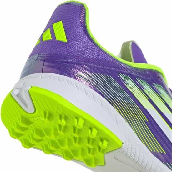 Adidas F50 League Juniors Astro Turf Football Boots Purple/White Детски футболни бутонки