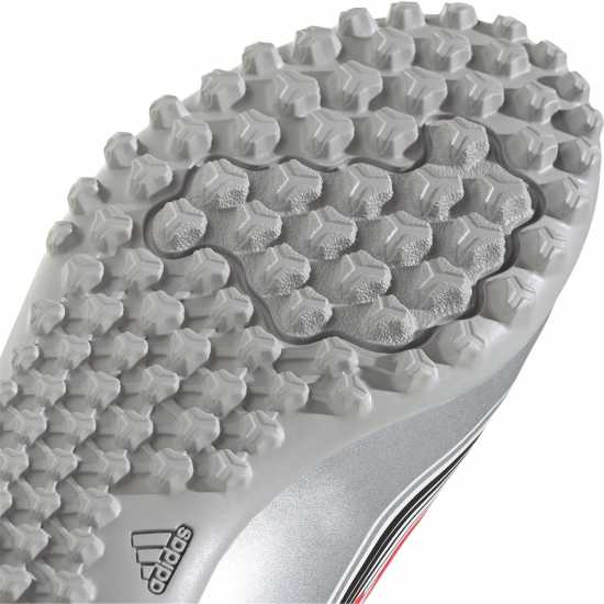 Adidas F50 Club Juniors Astro Turf Football Boots Бяло/Червено Детски футболни бутонки