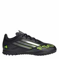 Детски футболни бутонки Adidas F50 Club Juniors Astro Turf Football Boots Black/Lemon Adidas F50 Club Juniors Astro Turf Football Boots Black/Lemon Детски футболни бутонки