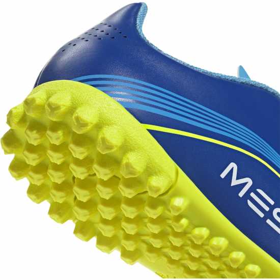 Adidas F50 Club Juniors Astro Turf Football Boots Синьо/Жълто 