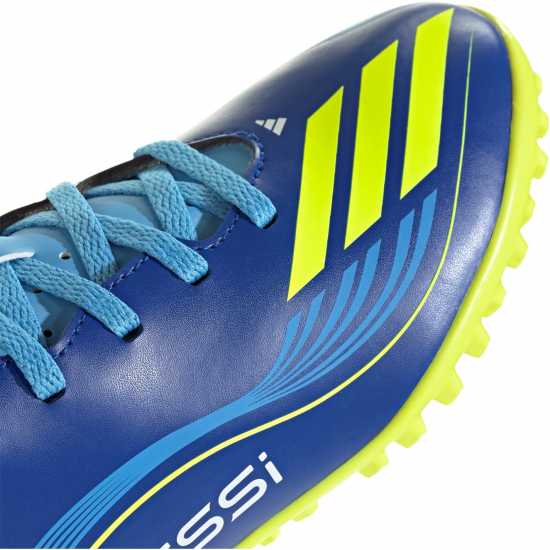 Adidas F50 Club Juniors Astro Turf Football Boots Синьо/Жълто 