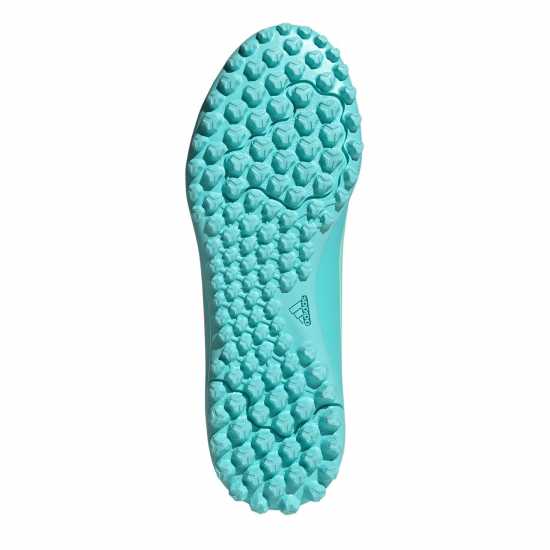 Adidas F50 Club Juniors Astro Turf Football Boots Wht/Pink/Blue 