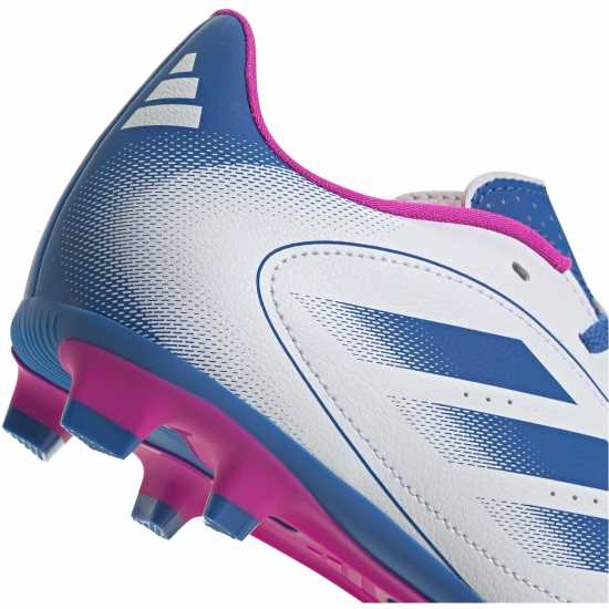Adidas Goletto Viii Juniors Firm Ground Football Boots Бяло/Синьо/Розово Детски футболни бутонки