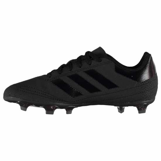 Adidas Детски Футболни Бутонки Goletto Firm Ground Football Boots Juniors Black/Black NB - Футболни стоножки