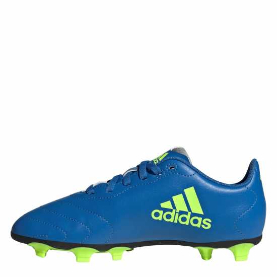 Adidas Детски Футболни Бутонки Goletto Firm Ground Football Boots Juniors Blue/Lemon Детски футболни бутонки
