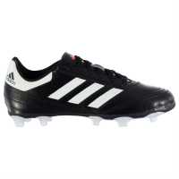 Adidas Детски Футболни Бутонки Goletto Junior Firm Ground Football Boots Junior Boys Black/White Футболни стоножки