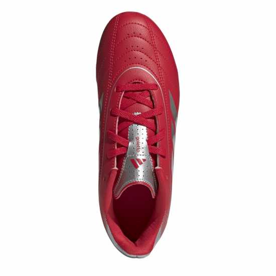 Adidas Goletto Viii Juniors Firm Ground Football Boots Red/Silver 