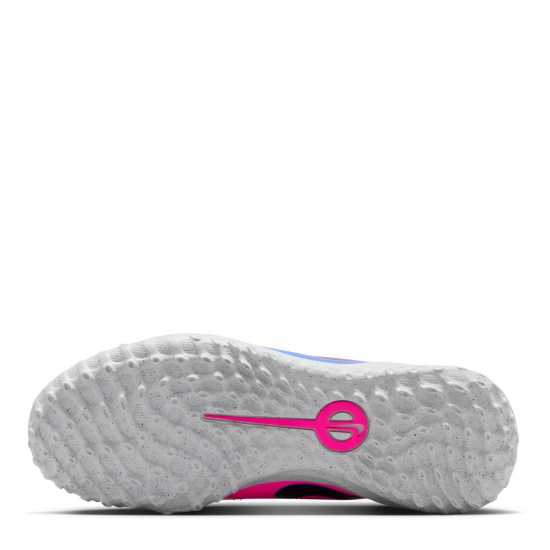 Nike Tiempo Club Junior Astro Turf Football Boots Blue/Wht/Pink 