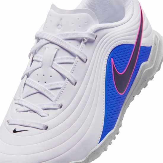 Nike Tiempo Club Junior Astro Turf Football Boots Blue/Wht/Pink 