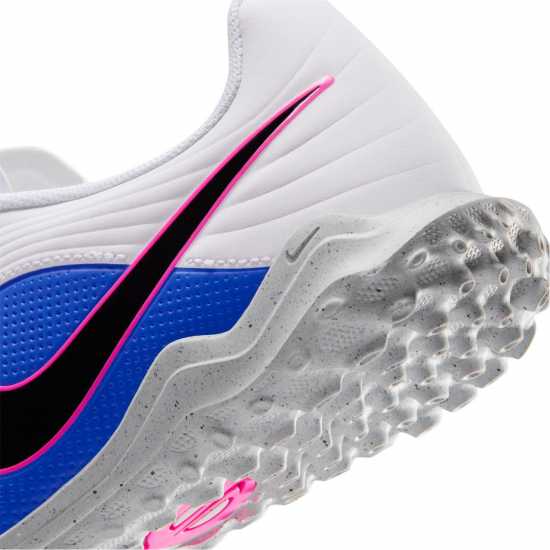 Nike Tiempo Club Junior Astro Turf Football Boots Blue/Wht/Pink 