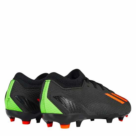 Adidas X .3 Junior Fg Football Boots Black/Red/Grn Футболни стоножки