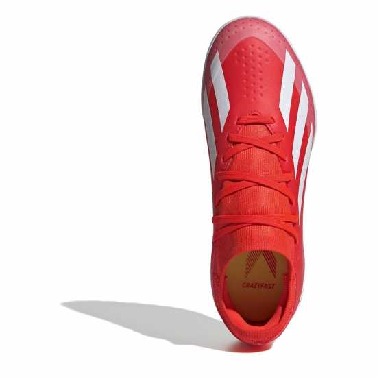 Adidas X Crazyfast League Junior Astro Turf Football Boots Red/Wht/Yellow Футболни стоножки