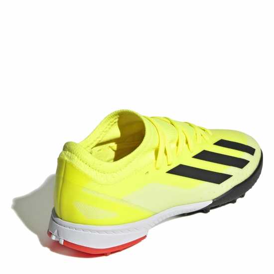 Adidas Детски Маратонки Изкуствен Терен X .3 Junior Astro Turf Trainers Yellow/Blk/Wht Футболни стоножки