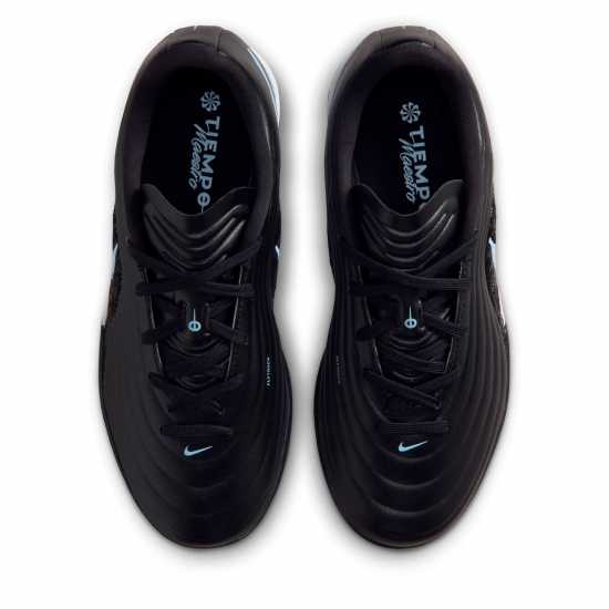 Nike Tiempo Academy Junior Astro Turf Football Boots Black/Blue 