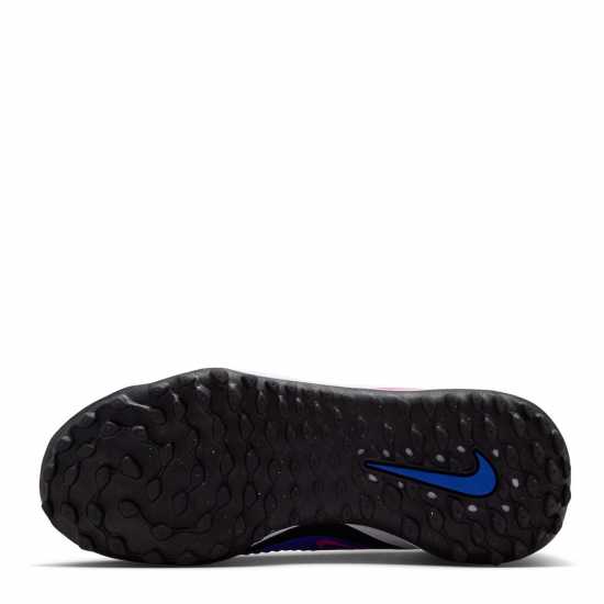 Nike Phantom 6 Low Academy Juniors Astro Turf Football Boots Blue/Wht/Pink 