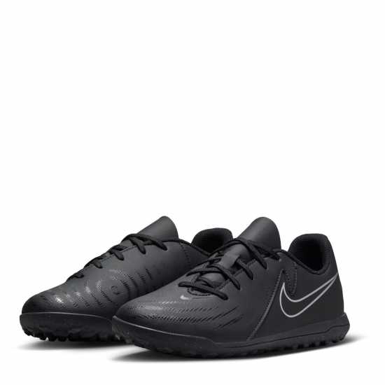 Nike Детски Футболни Бутонки Phantom Gx Ii Club Turf Football Boots Juniors Black/Black Футболни стоножки
