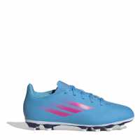 Adidas X .4 Junior Fg Football Boots Blue/Pink Детски футболни бутонки
