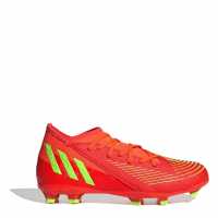 Adidas Predator .3 Junior Fg Football Boots Red/Green/Blk Футболни стоножки