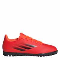 Adidas Детски Маратонки Изкуствен Терен X .4 Junior Astro Turf Trainers Red/SolarRed Футболни стоножки