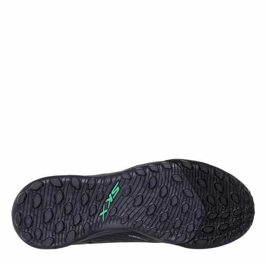 Skechers Razor Junior Astro Turf Football Boots Черно/сребро Детски футболни бутонки