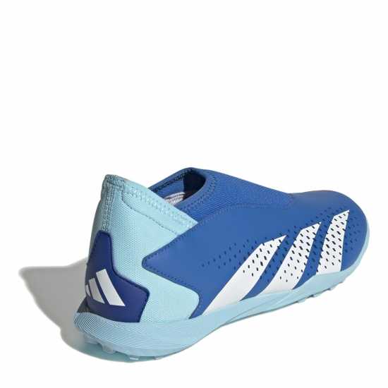 Adidas Детски Футболни Бутонки Predator .3 Astro Turf Football Boots Juniors Blue/White Футболни стоножки