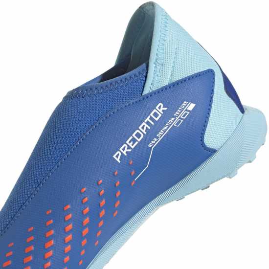 Adidas Детски Футболни Бутонки Predator .3 Astro Turf Football Boots Juniors Blue/White Футболни стоножки