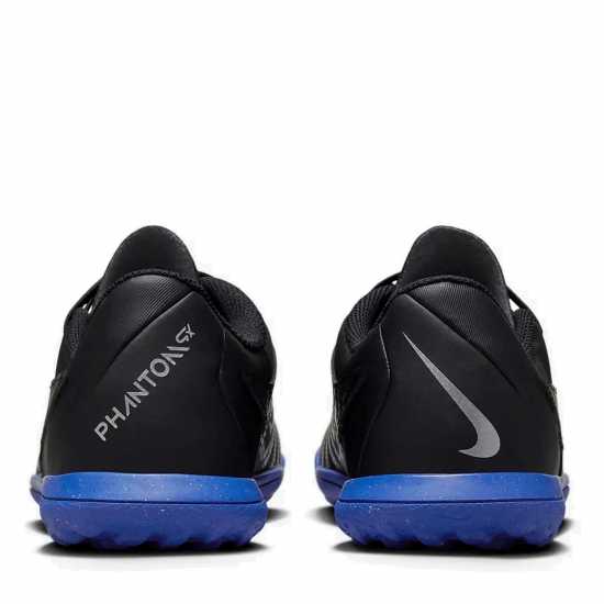 Nike Детски Маратонки Изкуствен Терен Phantom Club Gx Junior Astro Turf Trainers Black/Chrome Футболни стоножки