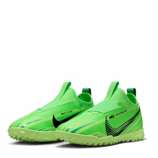 Nike Zoom Mercurial Vapor 15 Academy Tf Junior Astro Turf Football Boots Green/Black Футболни стоножки