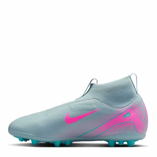 Детски футболни бутонки Nike Zoom Mercurial Superfly Academy Juniors Artificial Ground Football Boots Сиво/Розово Nike Zoom Mercurial Superfly Academy Juniors Artificial Ground Football Boots Сиво/Розово Детски футболни бутонки