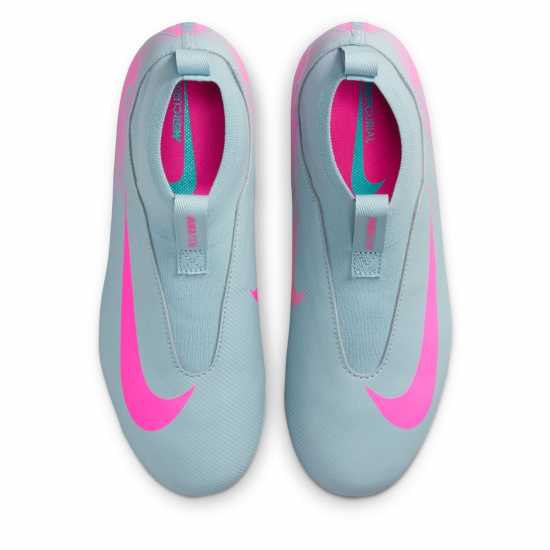 Детски футболни бутонки Nike Zoom Mercurial Superfly Academy Juniors Artificial Ground Football Boots Сиво/Розово Nike Zoom Mercurial Superfly Academy Juniors Artificial Ground Football Boots Сиво/Розово Детски футболни бутонки