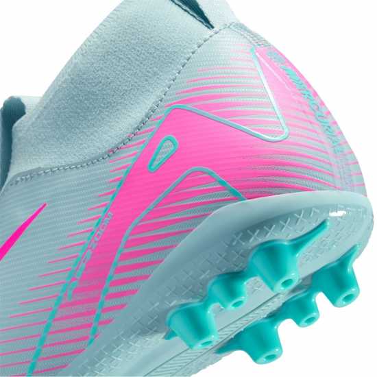Детски футболни бутонки Nike Zoom Mercurial Superfly Academy Juniors Artificial Ground Football Boots Сиво/Розово Nike Zoom Mercurial Superfly Academy Juniors Artificial Ground Football Boots Сиво/Розово Детски футболни бутонки
