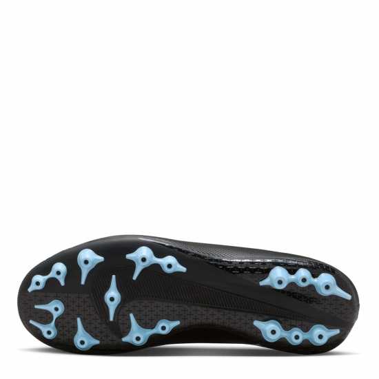 Nike Zoom Mercurial Superfly Academy Juniors Artificial Ground Football Boots Black/Blue Детски футболни бутонки